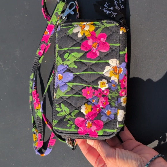 Vera Bradley Wildflower Garden Wallet Crossbody - Picture 5 of 10